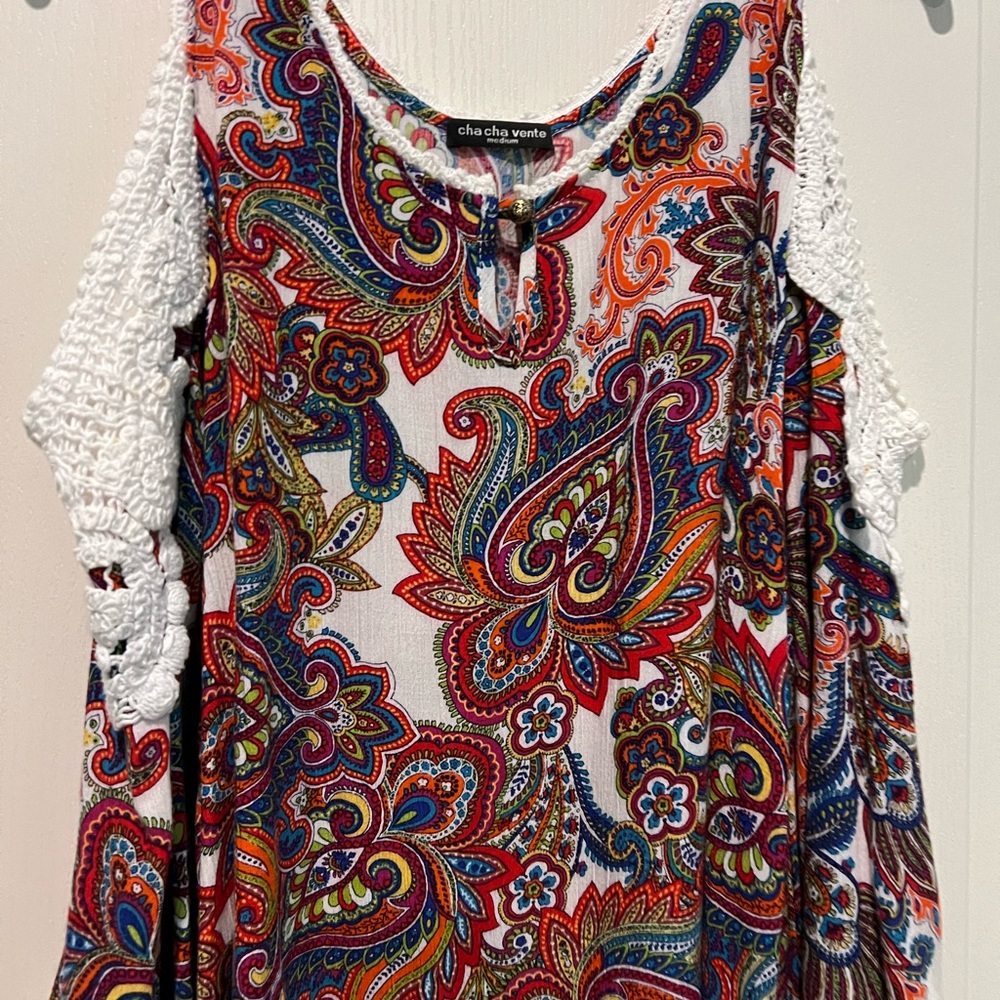 Beautiful boho crochet sleeves. . Light weight and flowy